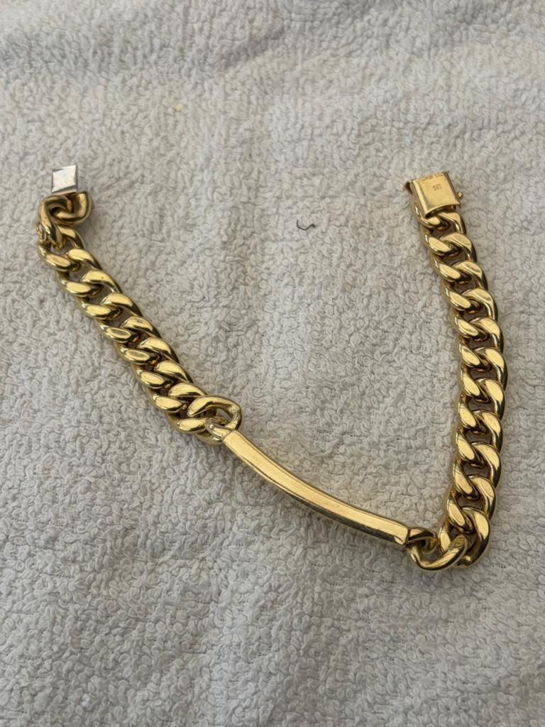 Gouden armband, Ophalen of Verzenden, Zo goed als nieuw, Goud