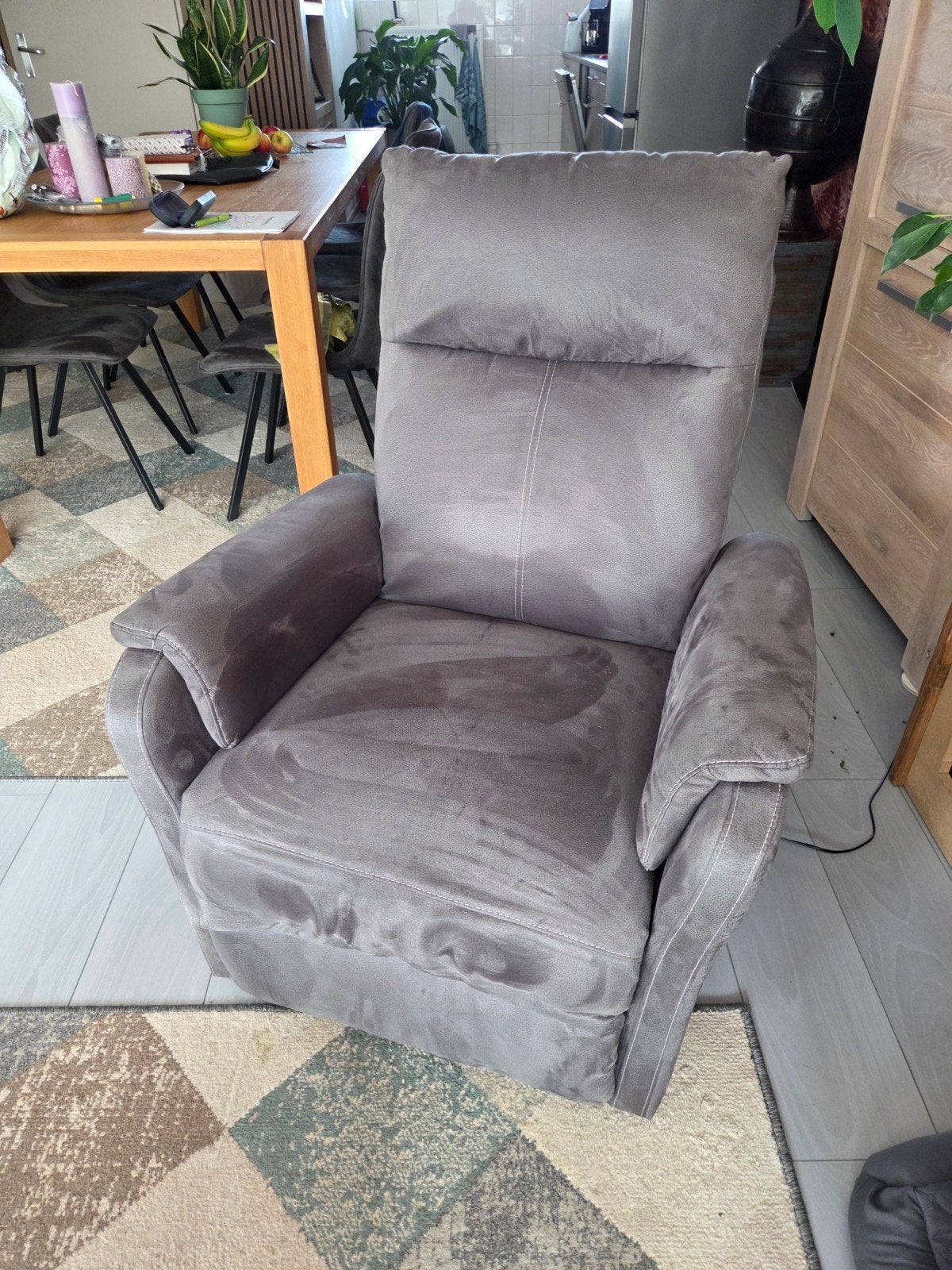 relex fauteuil elektrische bediening, Ophalen, Gewoon, 75 tot 100 cm, Zo goed als nieuw