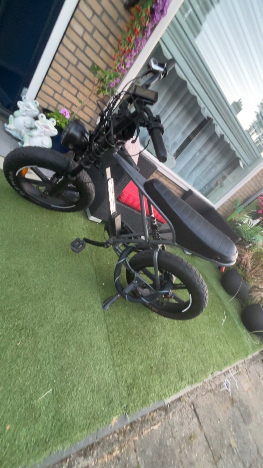 Fatbike H9 - Goed werkend, inclusief optionele spatborden, Velgrem, Elektrisch, Zo goed als nieuw, 2 kinderen