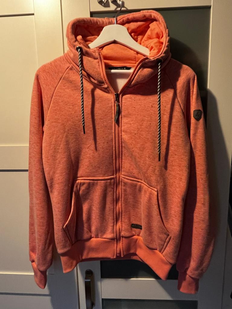 Kjelvik dames vest met capuchon, maat 40, Ophalen, Gedragen, Maat 38/40 (M), Oranje