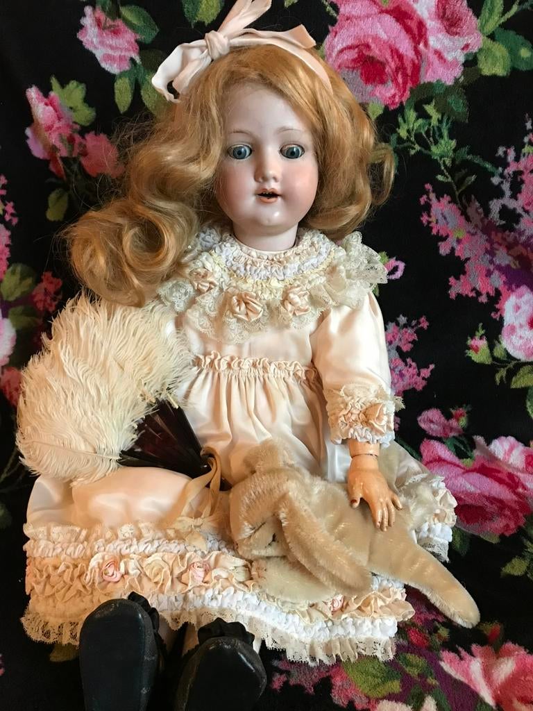 Antieke Armand Marseille pop 65 cm groot, Antiek en Kunst, Antiek | Speelgoed, Ophalen of Verzenden