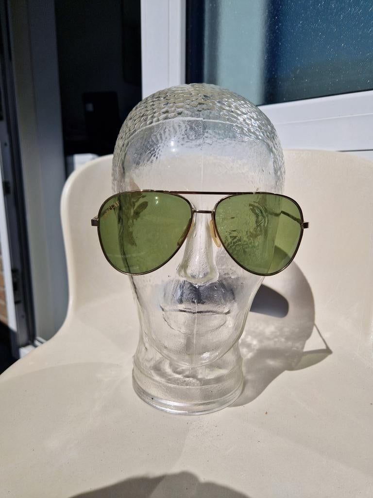 Barclay zonnebril Vintage piloten bril, Gebruikt, Zonnebril, Ophalen of Verzenden, Ray-Ban
