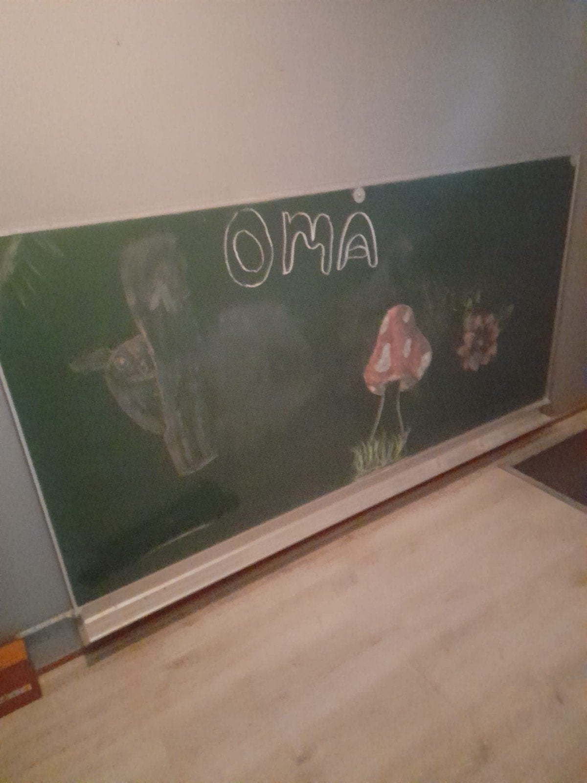 Schoolbord (2M x 1M), Ophalen, Gebruikt, Krijtbord