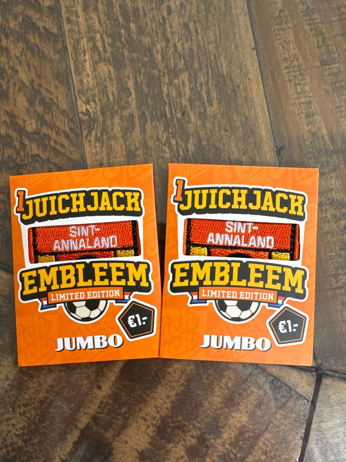 Juichjack Embleem Sint-Annaland Limited Edition (2 stuks), Verzamelen, Ophalen of Verzenden, Nieuw, Overige typen