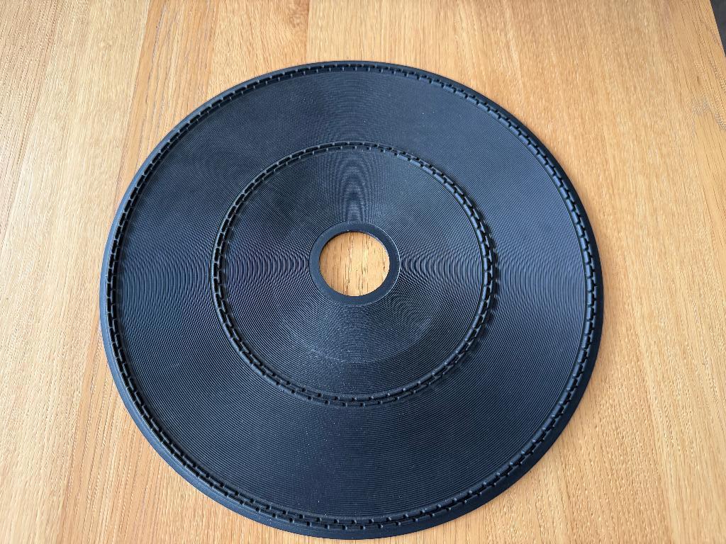 Thorens rubber mat, Audio, Tv en Foto, Platenspelers, Ophalen of Verzenden, Gebruikt, Platenspeler-onderdeel, Thorens
