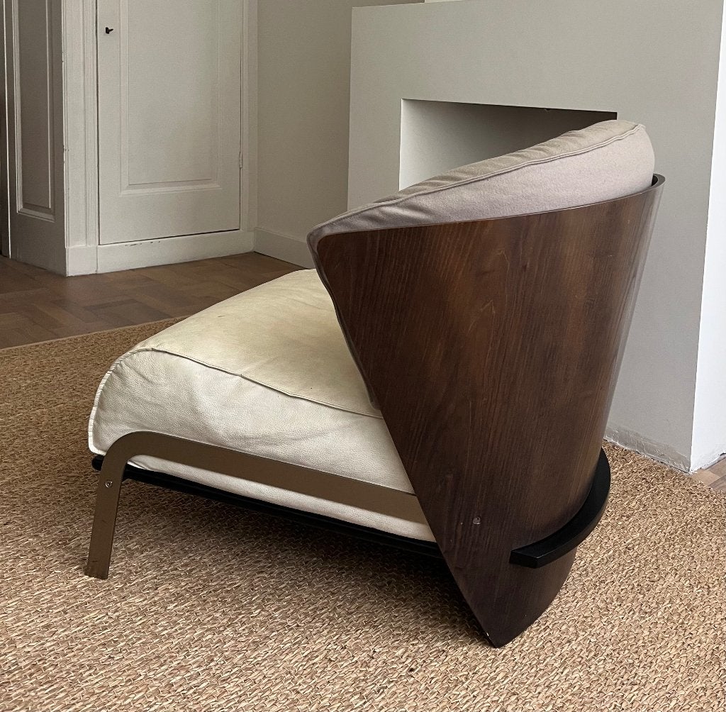 Design Cappellini 'Elba' Lounge Chair Franco Raggi, 1985, Gebruikt, 75 tot 100 cm, Design, Vintage, Retro, Brutalist, Midcentury