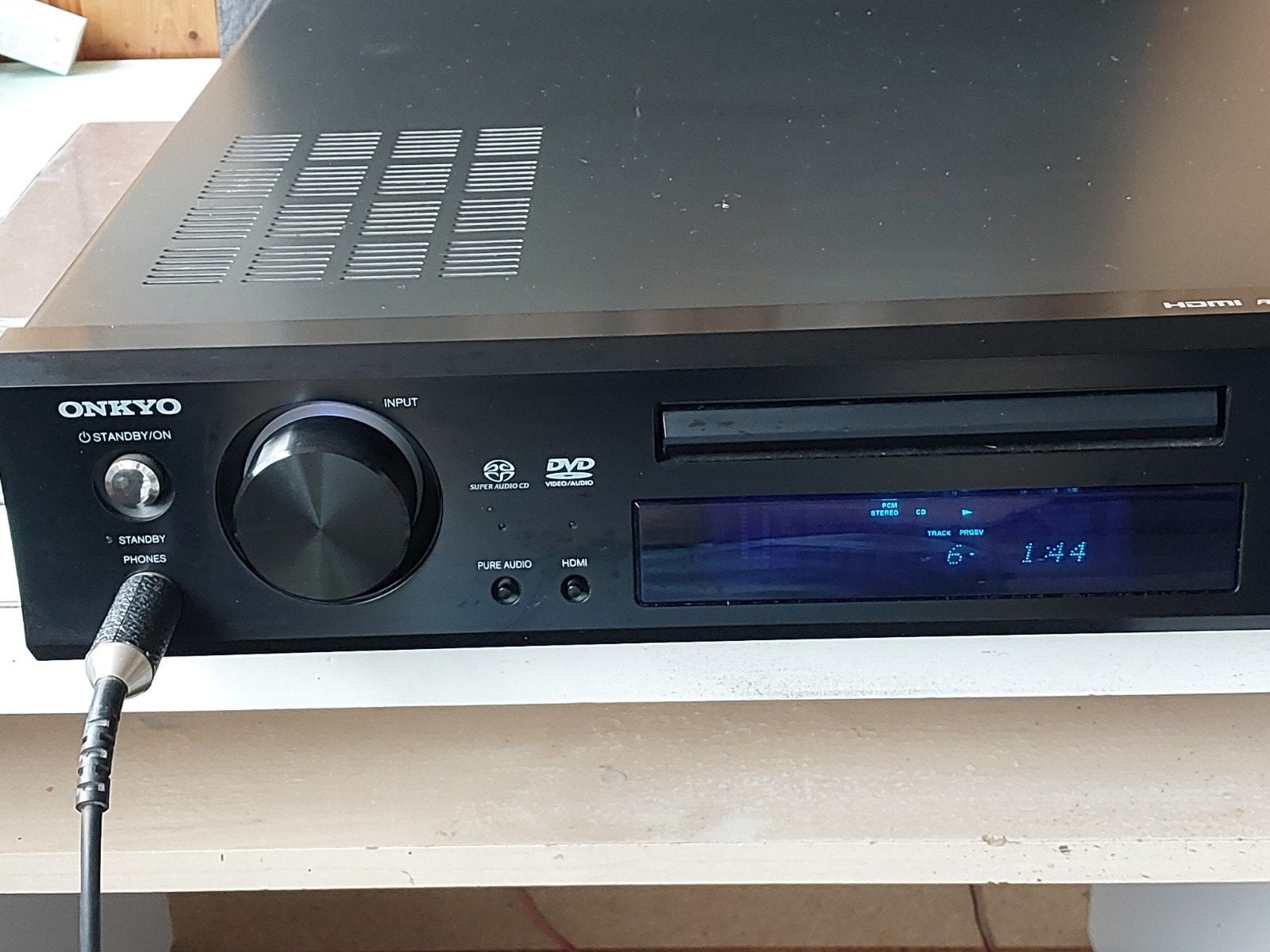 Onkyo dvd reciever, Ophalen