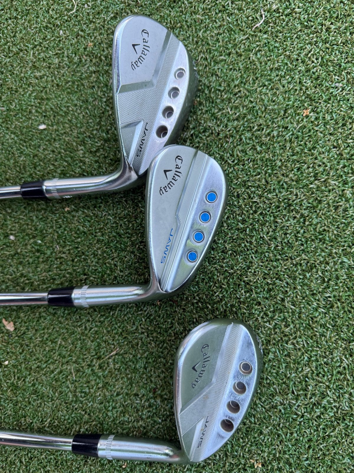 Callaway Jaws Wedges - Set van 3 (50, 54, 58 graden), Ophalen of Verzenden, Gebruikt, Club, Callaway