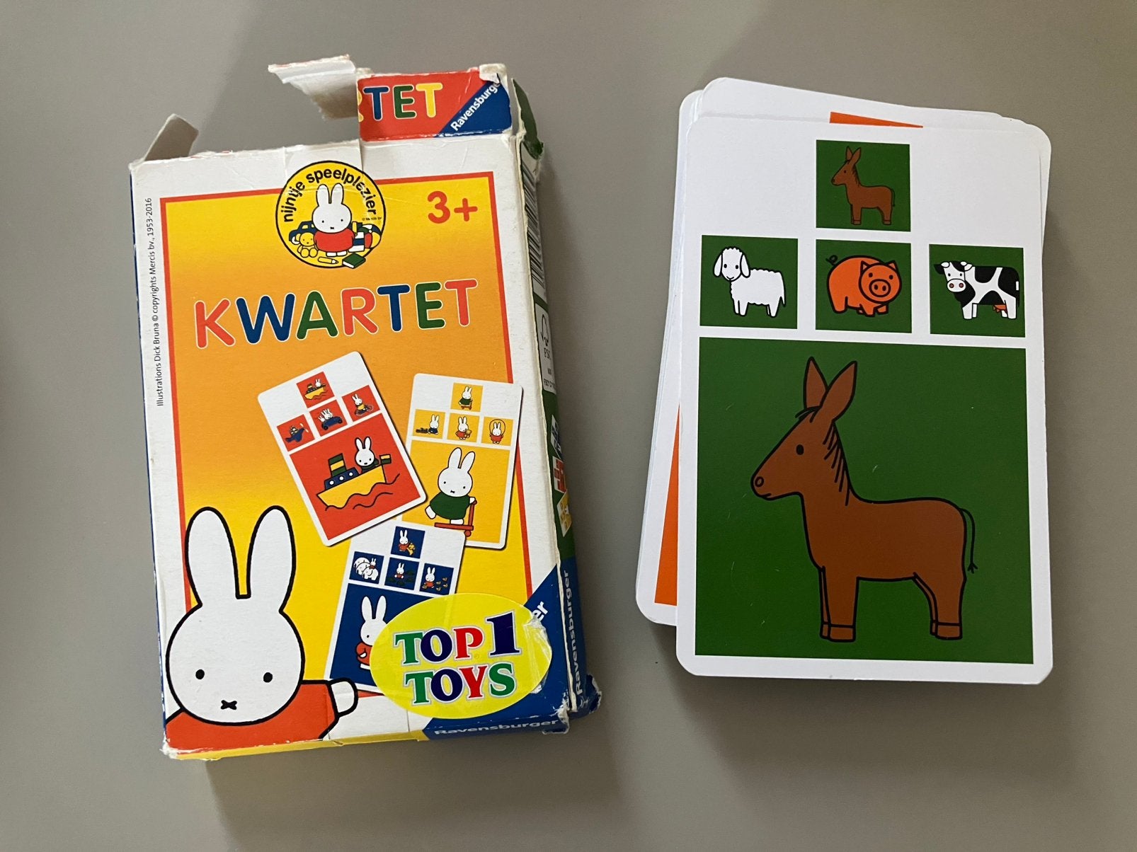 Nijntje kwartet, Ophalen of Verzenden, Gebruikt, Kwartet(ten)