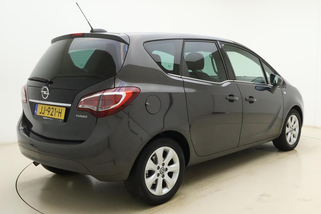 Opel Meriva 1.4 Turbo Blitz | Afneembare trekhaak | Lederen, Auto's, Voorwielaandrijving, Stof, Gebruikt, 4 cilinders