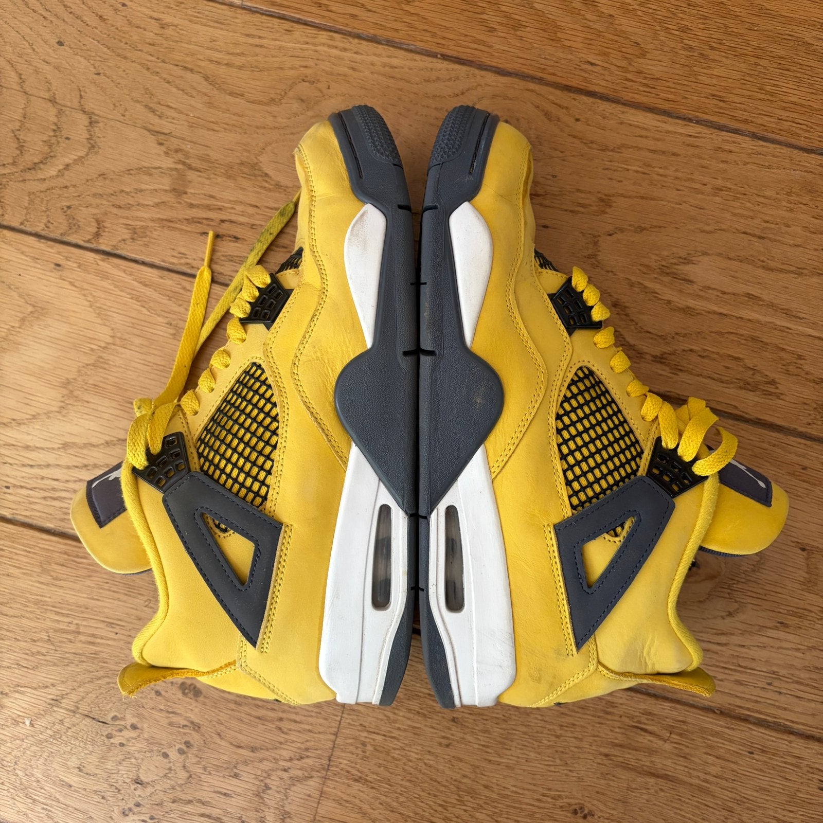 Jordan 4 LIGHTNING MAAT 44,5, Ophalen, Gedragen, Overige kleuren