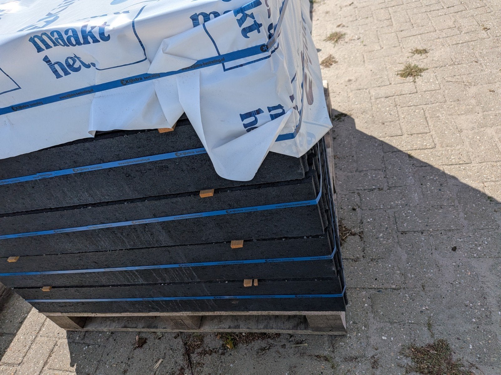 Kijlstra opsluitbanden / betonbandjes 5x15x100 cm  Antraciet, Ophalen, ., Overige typen, Nieuw