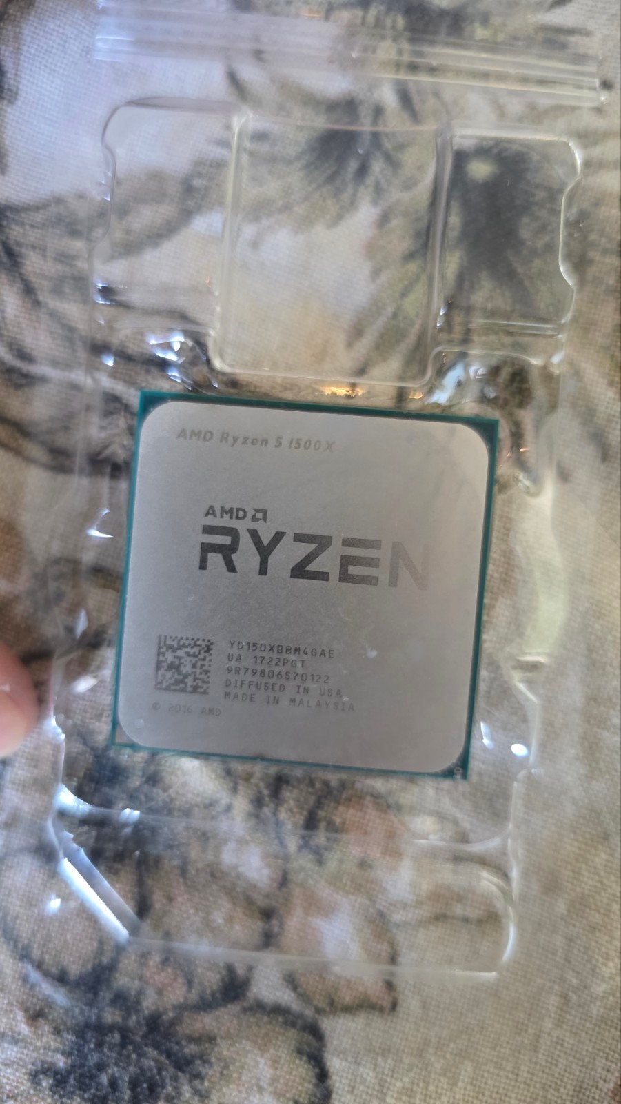 AMD Ryzen 5 1500x, Gebruikt, 4-core, Socket AM4, 3 tot 4 Ghz