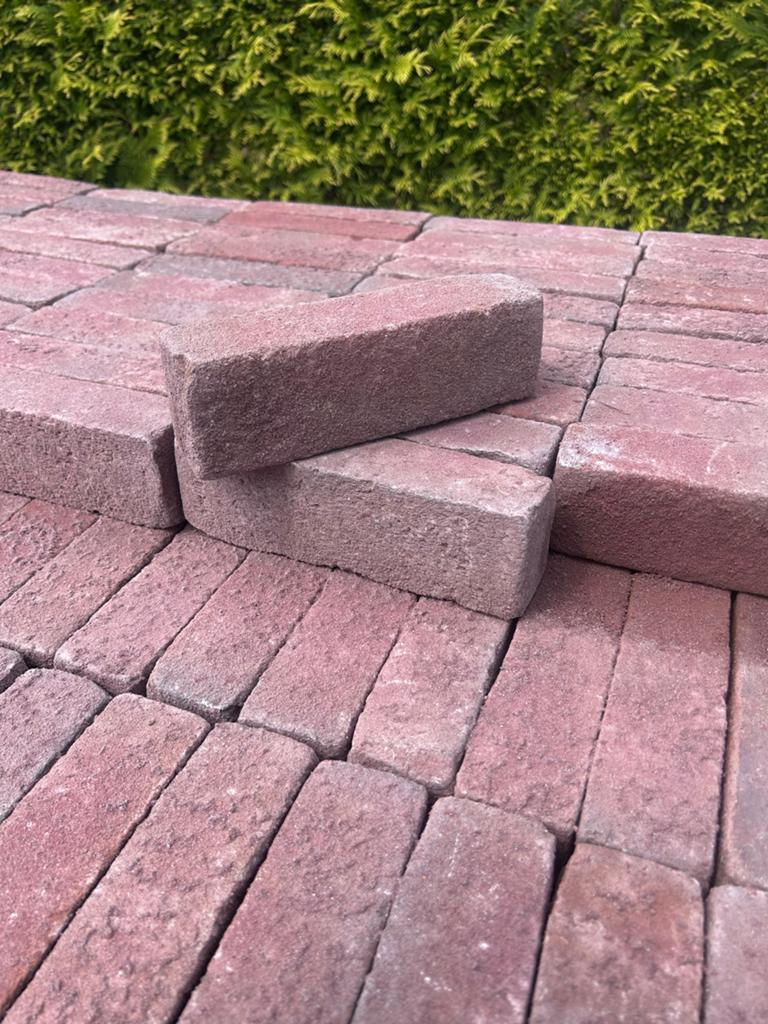 Nieuwe gebakken straatklinkers 13 m2 - 6x5x20 cm, Overige materialen, Klinkers, Nieuw, Ophalen of Verzenden