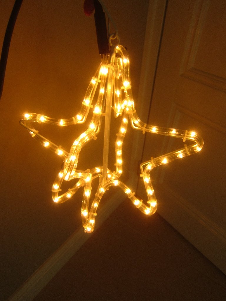 kerstster van lichtslang  Waterdicht IP65  voor buiten, Ophalen of Verzenden, Zo goed als nieuw