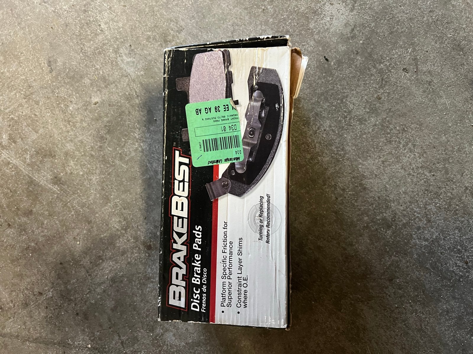 Remwchoenen Mustang 67/68 BRAKEBEST Nieuw in doos, Ophalen of Verzenden, Nieuw