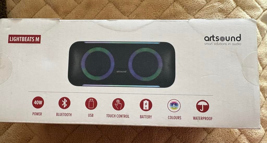 Nieuw! Artsound Lightbeats M Bluetooth LED Speaker 40W, Audio, Tv en Foto, Luidsprekers, Overige merken, Overige typen, Nieuw