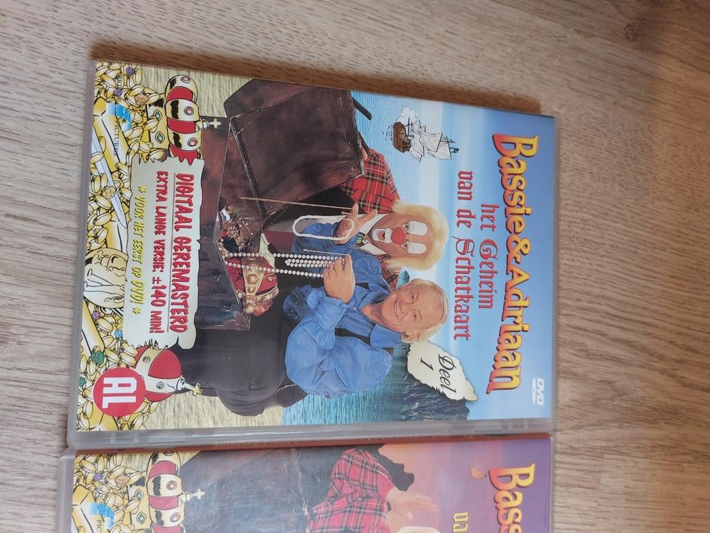 Bassie en Adriaan DVD's het geheim van de schatkaart, Ophalen of Verzenden