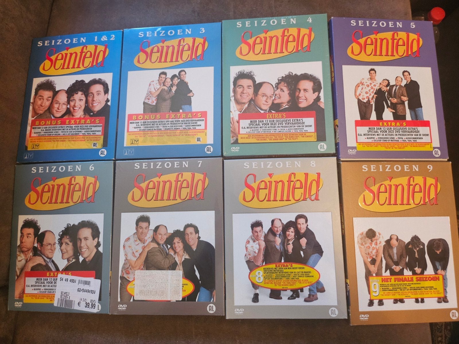 Seinfeld Complete Serie DVD Box (Seizoenen 1-9), Cd's en Dvd's, Engels, Alle leeftijden, Nederlands, Ophalen of Verzenden