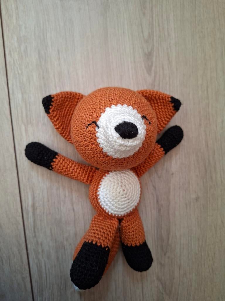 Schattige gehaakte vos knuffel - Handgemaakt. Alleen ophalen, Ophalen, Oranje, Overige merken, Zo goed als nieuw