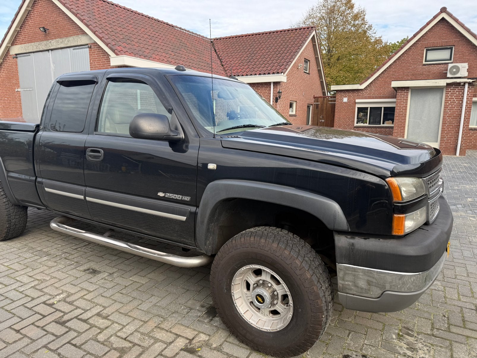 Chevrolet 6.0 Lpg G3 2500 Silverado, Auto's, Automaat, Chevrolet, Zwart, Leder