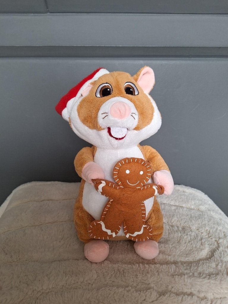 AH hamster kerst met koekje, Albert Heijn, Overige typen, Ophalen of Verzenden, Zo goed als nieuw