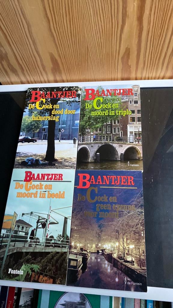 Vier boeken van Baantjer., Boeken, Ophalen of Verzenden, Zo goed als nieuw