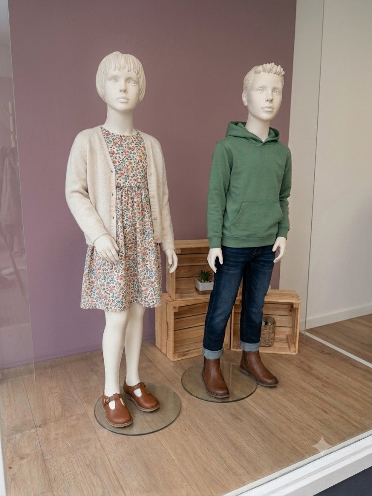Paspop jongen & meisje, Hobby en Vrije tijd, Naaien en Fournituren, Ophalen, Gebruikt, Paspop