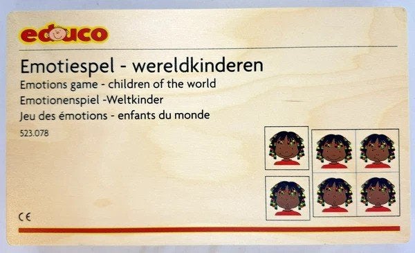 Educo Emotiespel Wereldkinderen educatief Spel montessori, Coolsingel 104, 3011 AG Rotterdam, Netherlands, Verzenden, Zo goed als nieuw