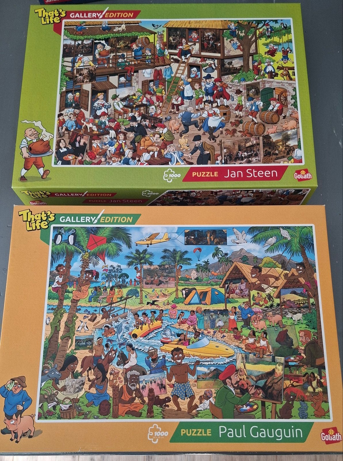 That's Life bekende schilders. Galery edition, Ophalen, 500 t/m 1500 stukjes, Zo goed als nieuw