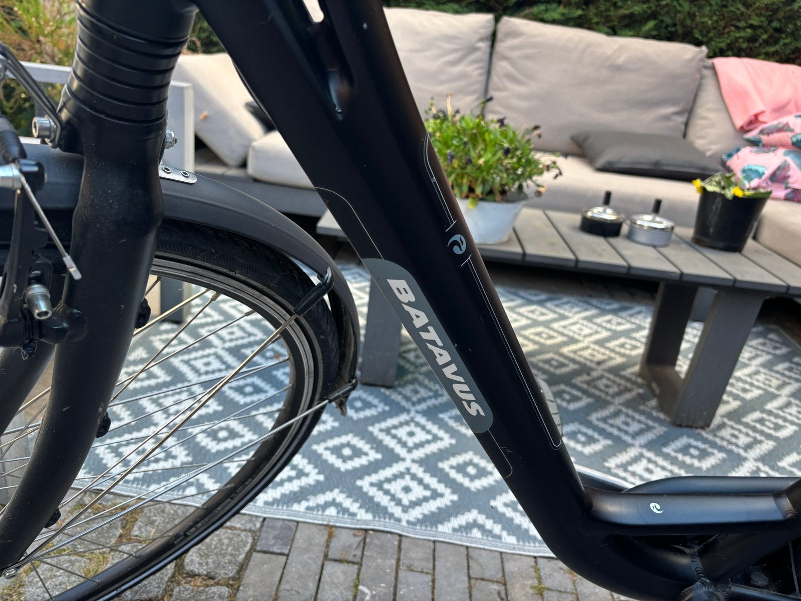 Batavus damesfiets met versnellingen en lage instap, Ophalen, Velgrem, Batavus, 50 tot 53 cm