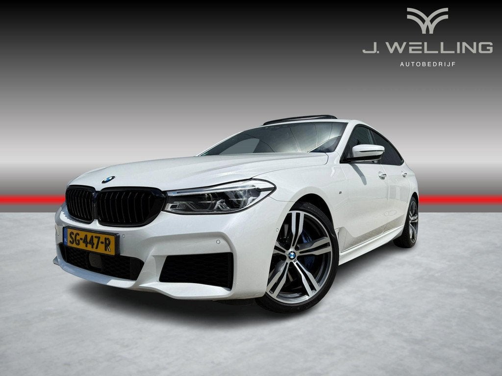 BMW 6-serie Gran Turismo 630i M-sport 2x tv massage pano sof, Auto's, BMW, Automaat, 1998 cc, Gebruikt, 4 cilinders