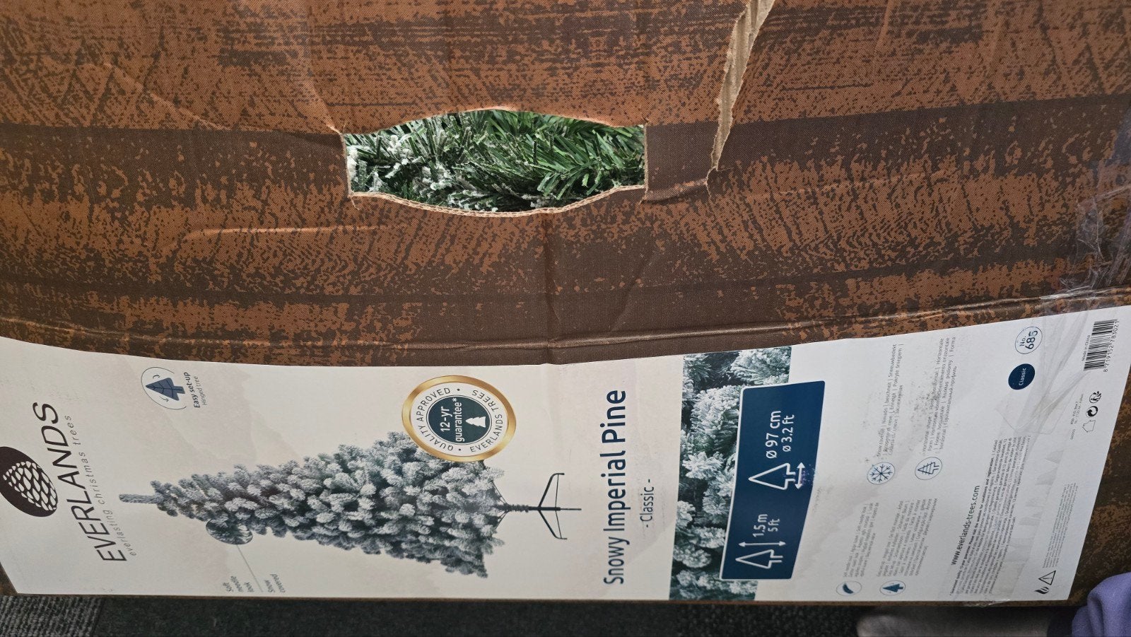 te koop kerstboom 1.50 hoog, Ophalen, Nieuw