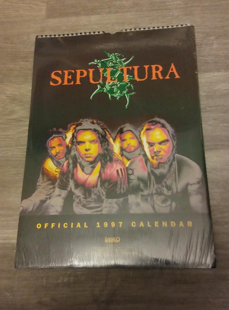Sepultura 1997 97 muziek vintage metal hardrock kalender, Ophalen of Verzenden, Zo goed als nieuw, Overige typen