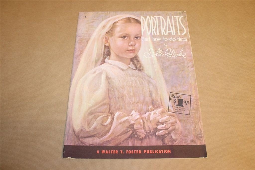 Portraits and How to Do Them — Vintage Tekenboek Foster 1950, Ophalen of Verzenden, Gelezen, Tekenen en Schilderen
