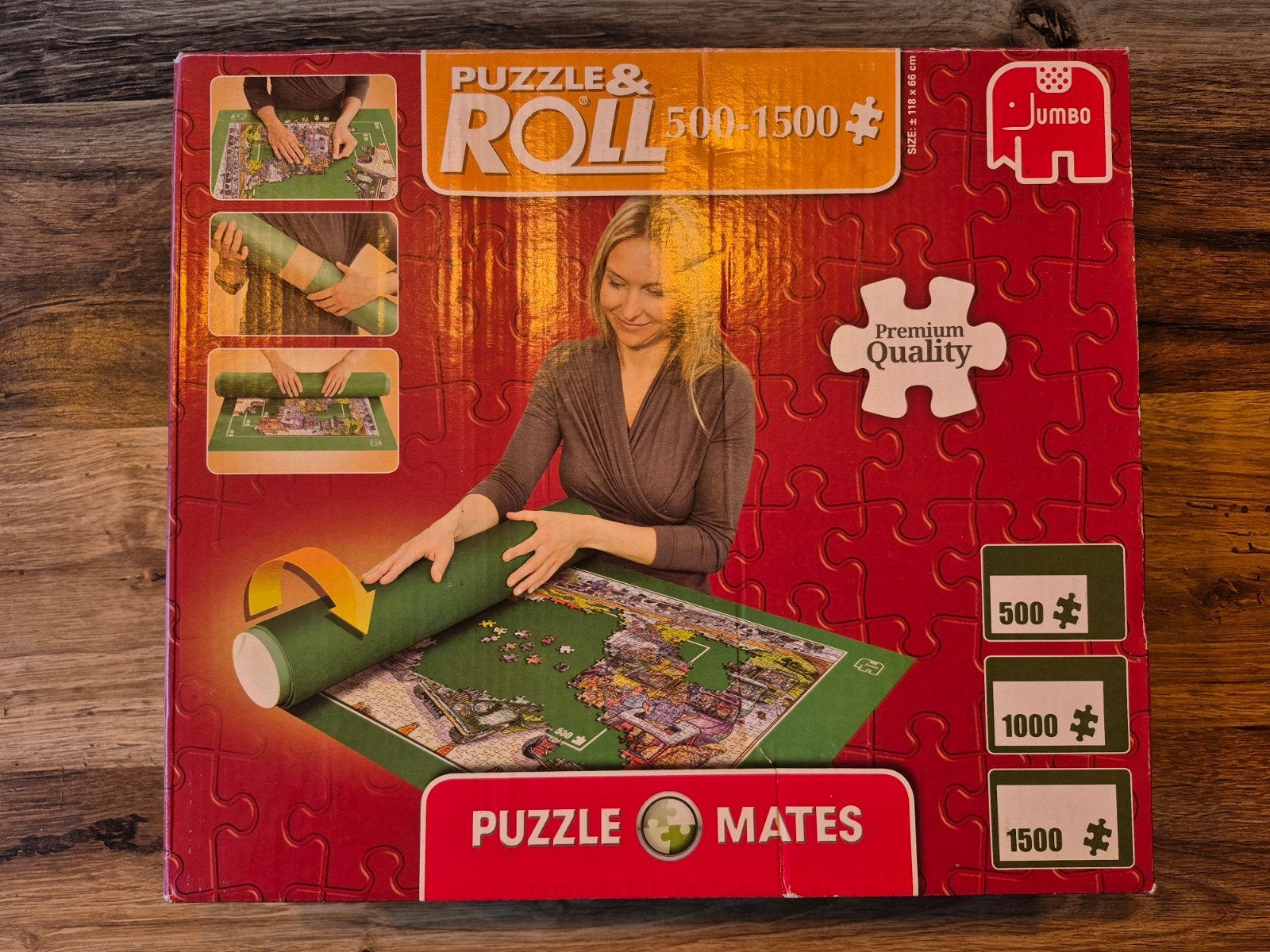 Puzzelmat, Ophalen of Verzenden, 500 t/m 1500 stukjes, Zo goed als nieuw, Legpuzzel