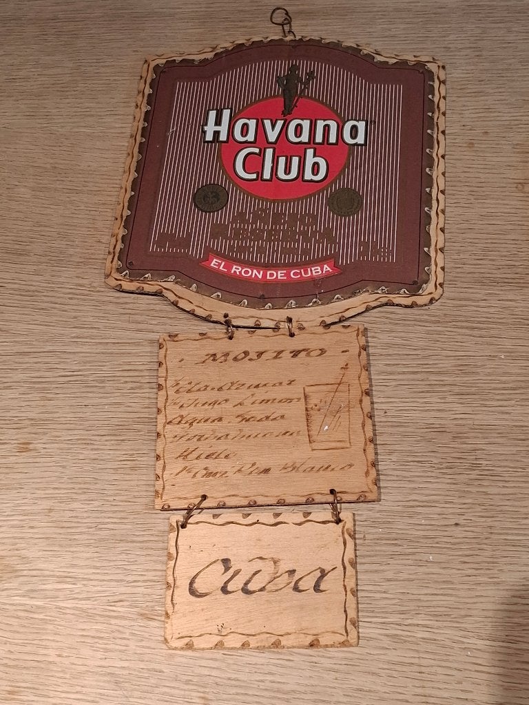 Reclamebord Havana Club, Ophalen of Verzenden, Nieuw, Reclamebord