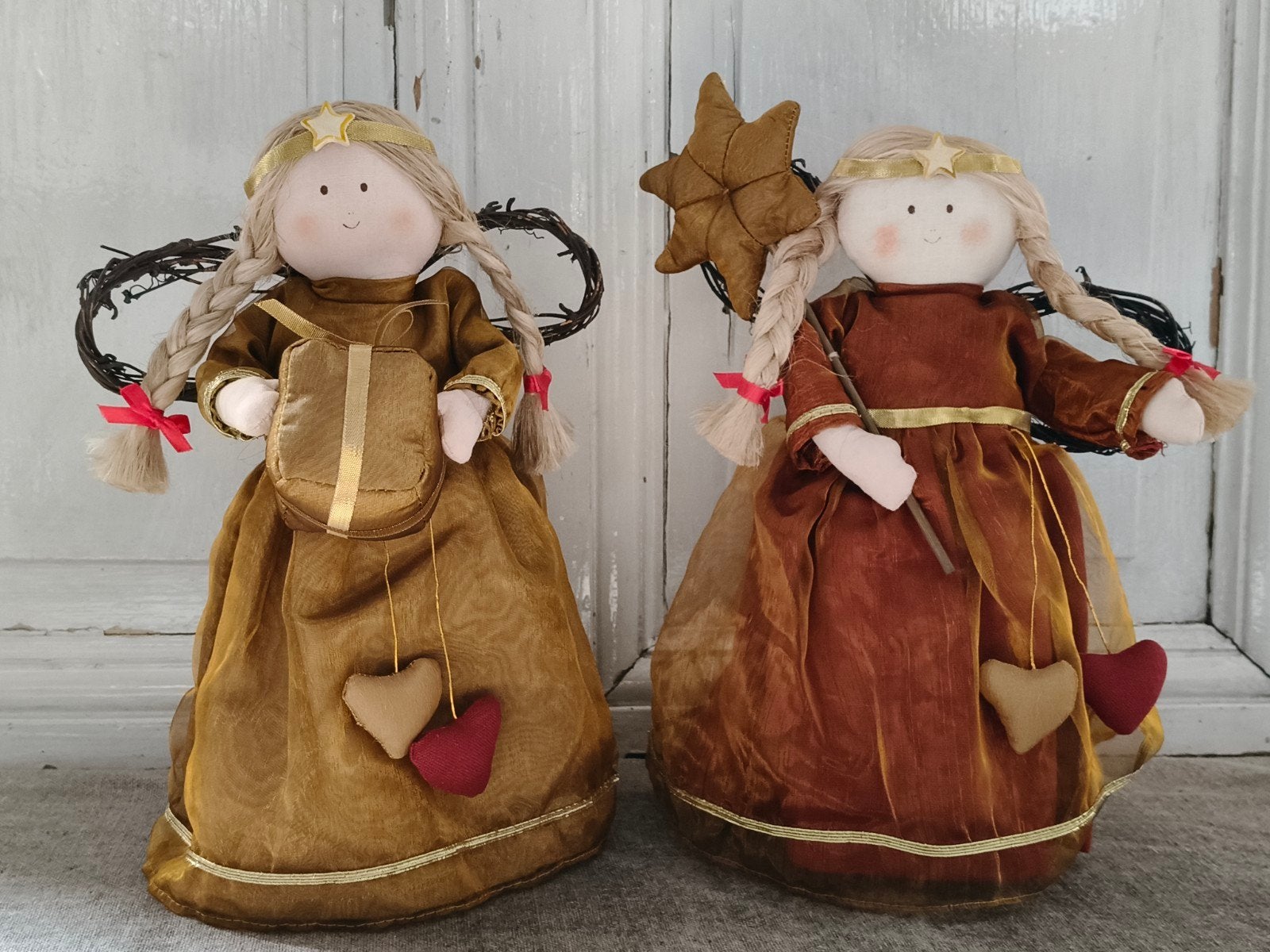 2 Annakabouke engelen, Verzamelen, Ophalen of Verzenden, Zo goed als nieuw, Pop