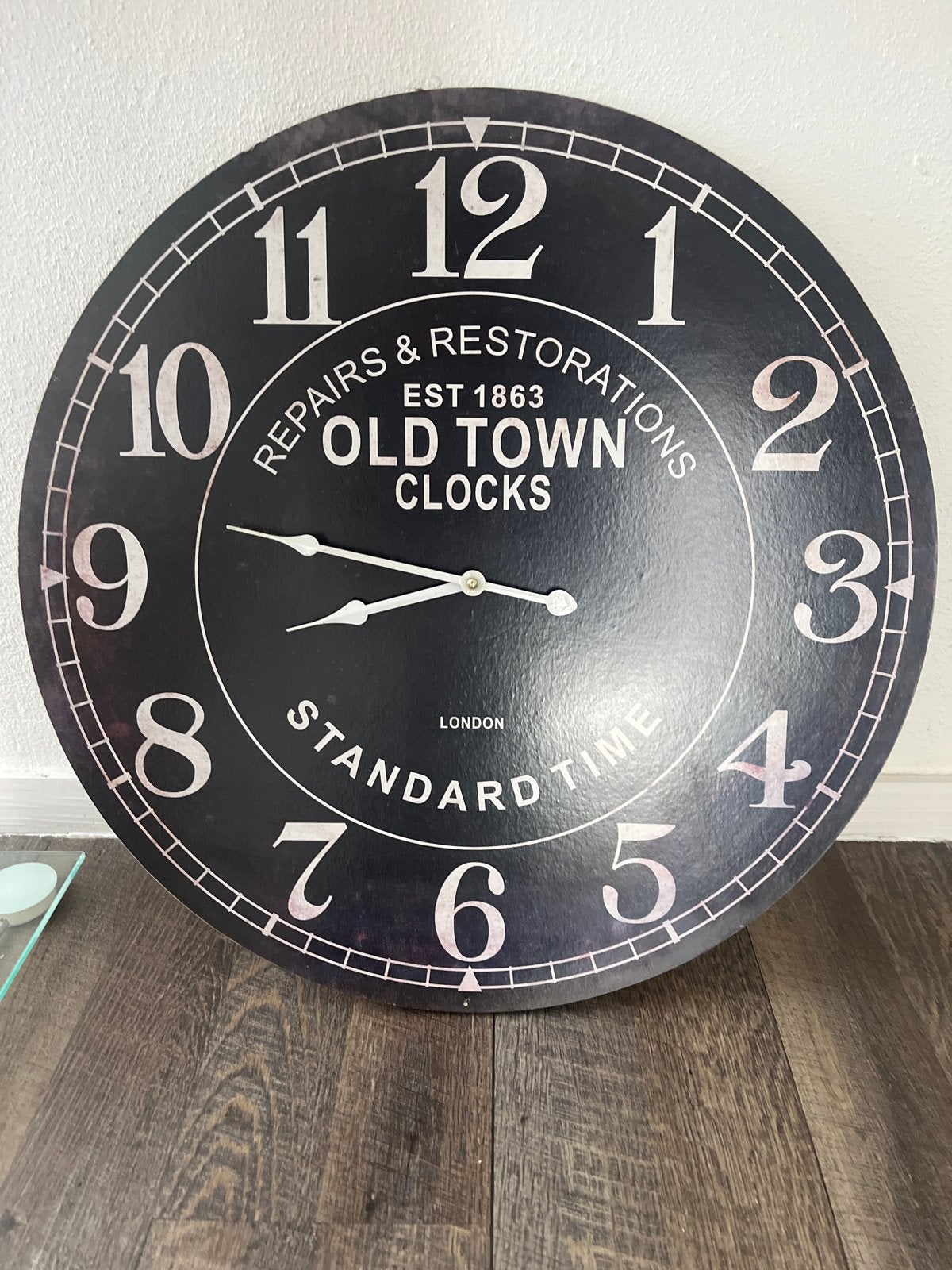 Grote Wandklok 'Old Town Clocks' - Vintage Stijl, Ophalen of Verzenden