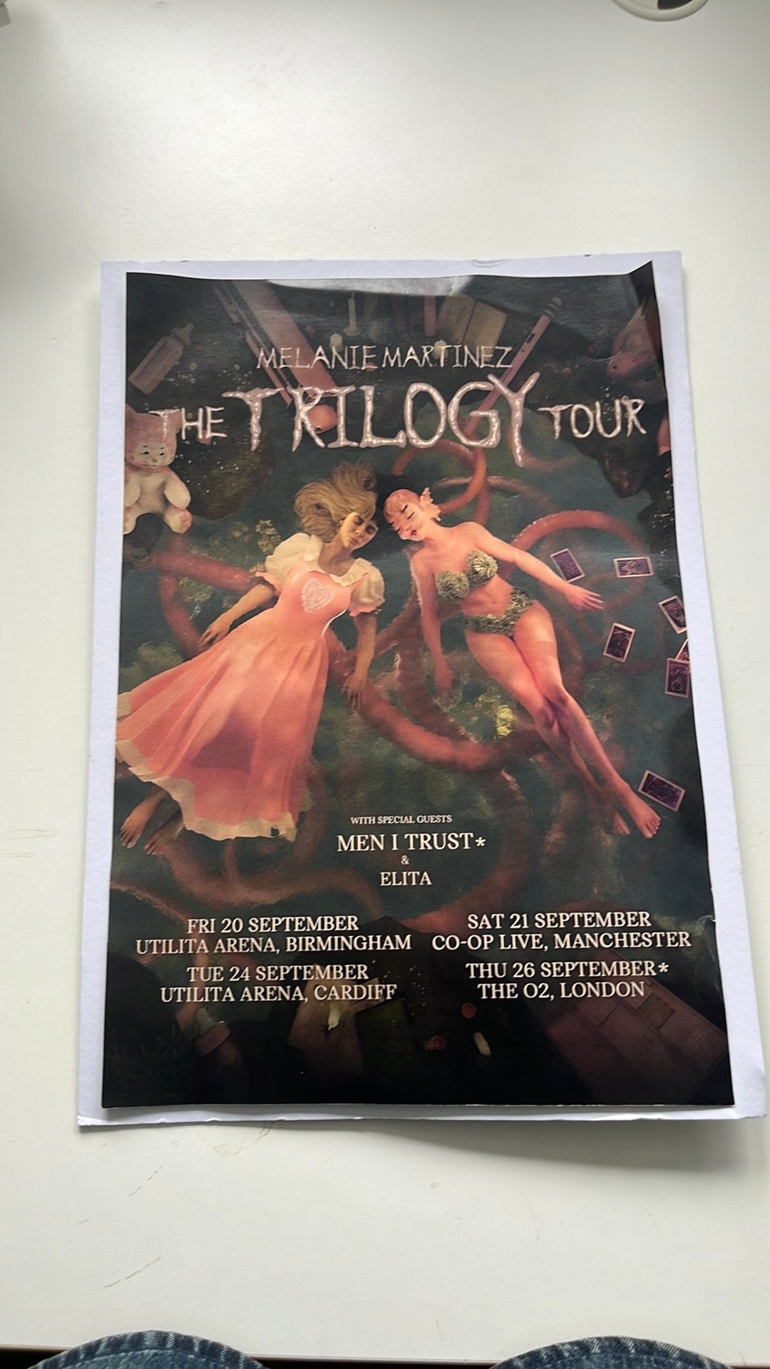 Poster trilogy tour, Verzamelen, Posters, Gebruikt, Muziek, Ophalen