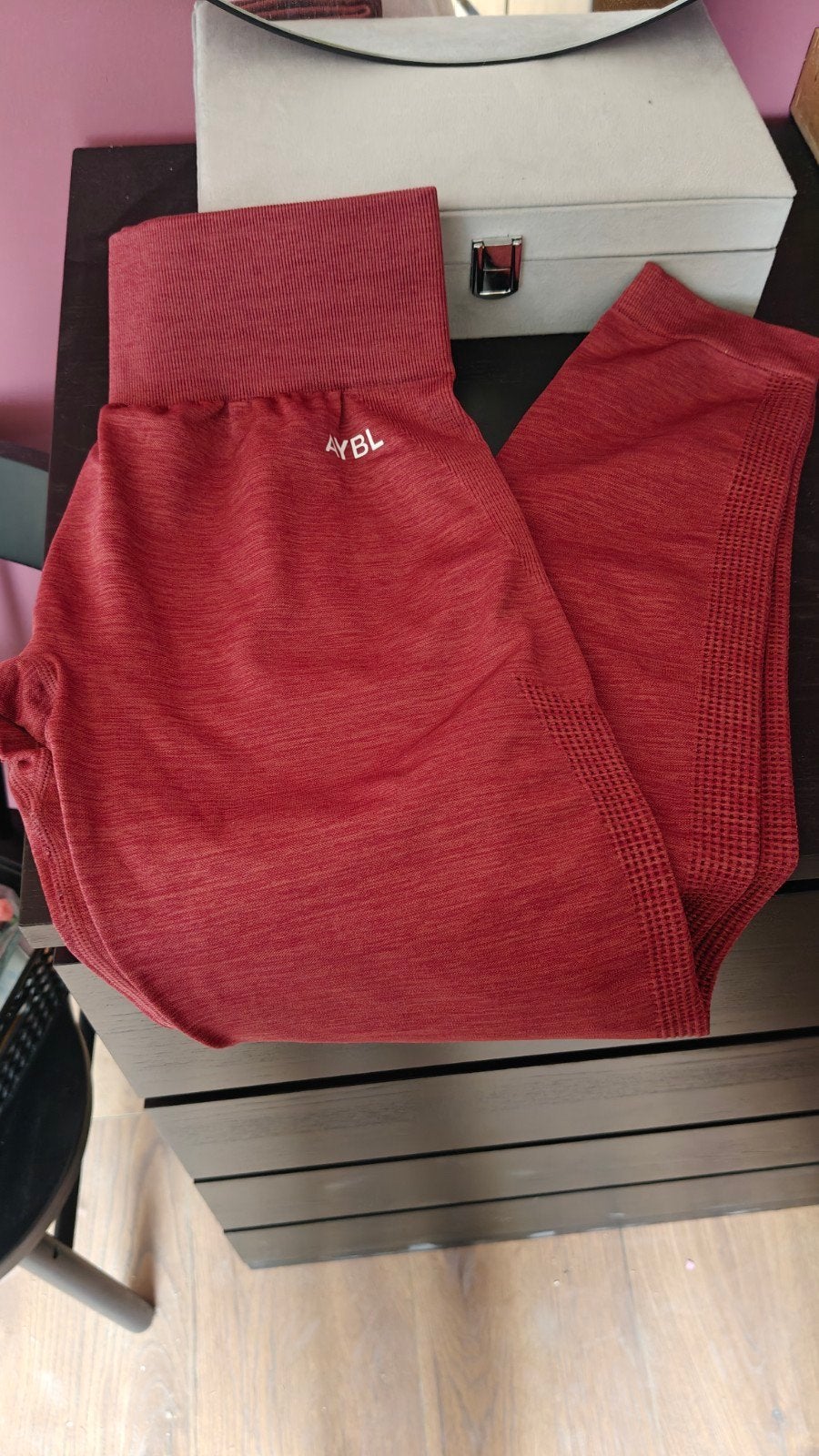 AYBL Sportlegging - Rood, Maat L, Maat 38/40 (M), AYBL, Ophalen of Verzenden, Rood