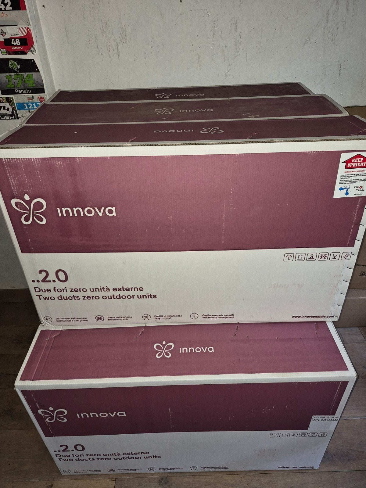Innova 2.0 monoblock Airco/warmtepomp., Ophalen, Koelen en Ontvochtigen, Minder dan 60 m³, Nieuw