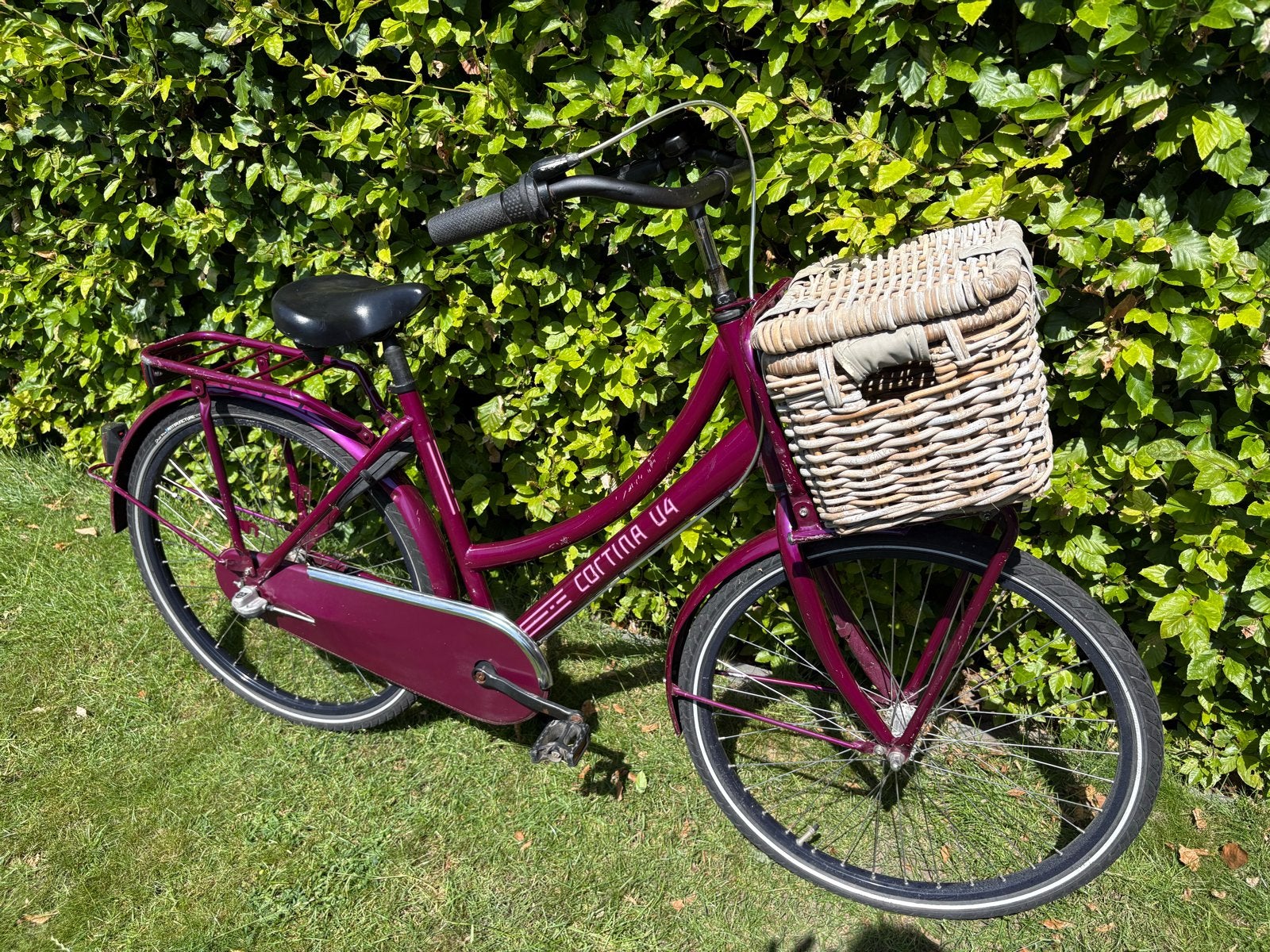 Cortina U4 Meisjesfiets 26 inch - Paars, Fietsen en Brommers, Fietsen | Meisjes, Terugtraprem, Gebruikt, Versnellingen, Ophalen