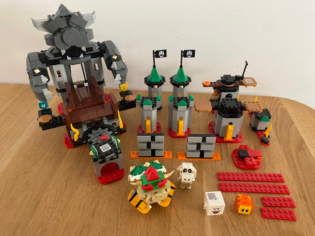 Lego super mario set bowser’s castle boss battle 71369, Gebruikt, Overige thema's, Lego, Ophalen of Verzenden