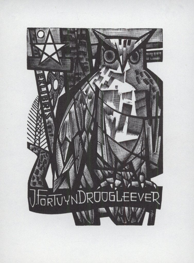 1431 Ex Libris Nederland : Jan Battermann, 1967, Antiek en Kunst, Verzenden, Ex libris