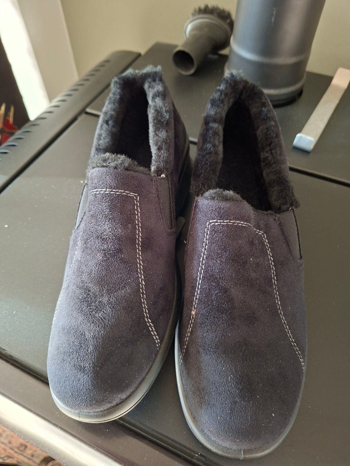 Nieuwe zwarte Rohde pantoffels 7,5 (40,5), Zwart, Ophalen of Verzenden, Pantoffels of Sloffen, Rohde