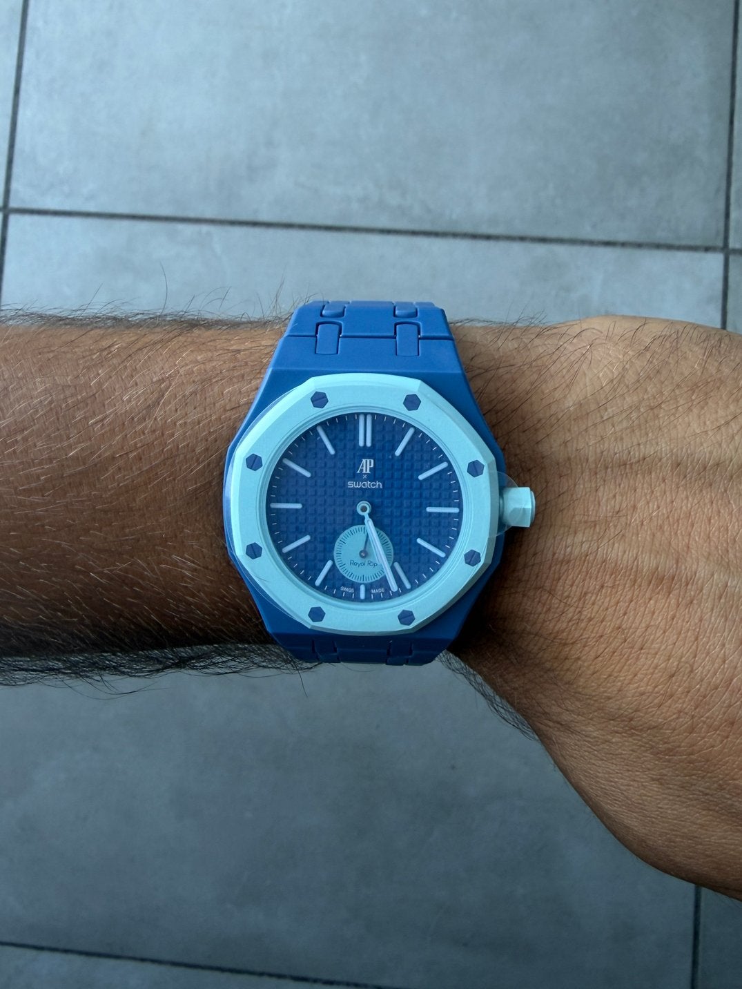 Bioceramisch horlogebandje AP x Swatch Royal Pop Lan Ba, --, Nieuw, Ophalen of Verzenden, --