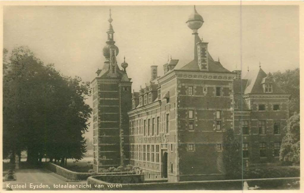 381-040-023 Eijsden Kasteel Eysden, Verzamelen, Ansichtkaarten | Nederland, Limburg, Voor 1920, Verzenden