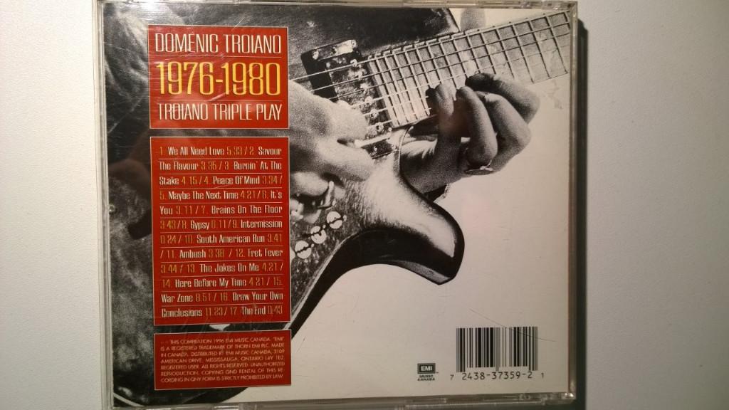 Domenic Troiano - Troiano Triple Play, Ophalen of Verzenden, Zo goed als nieuw, Poprock