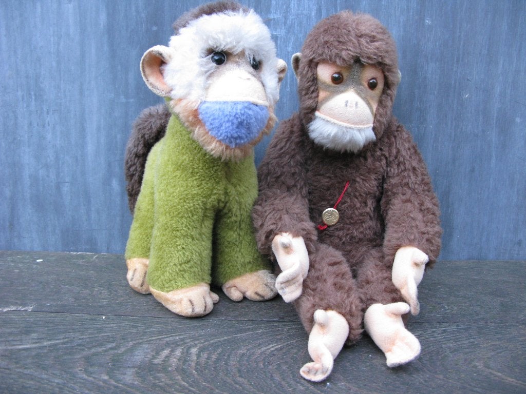 STEIFF AAP + AAP HERMANN ZELDZAAM & OUD, Antiek en Kunst, Antiek | Speelgoed, Ophalen of Verzenden